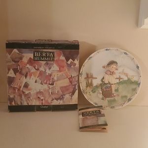 Berta Hummel Plate: Spring Blossoms